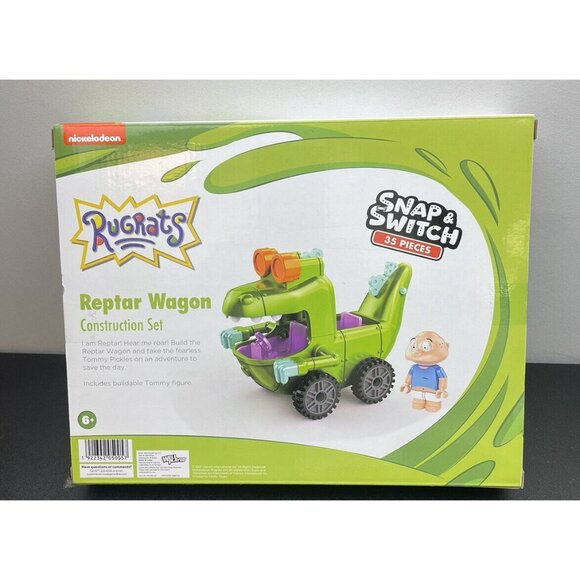Nickelodeon ~Rugrats Reptar Wagon&Playground Construction Set  48,35 Pcs - Picture 3 of 12